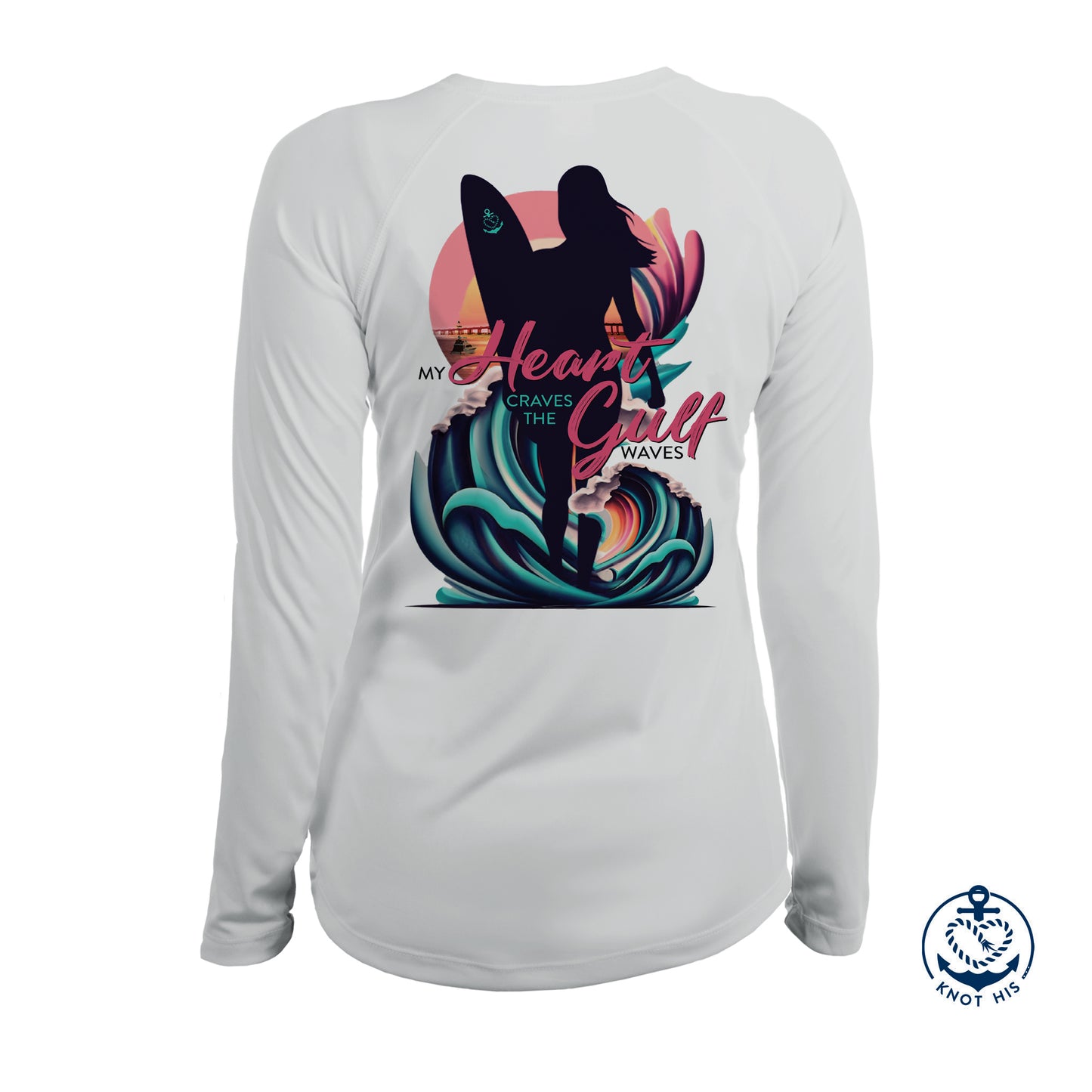 Graphic Gulf Waves Long sleeve UV 50+