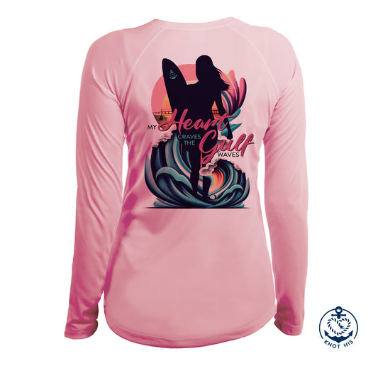 Graphic Gulf Waves Long sleeve UV 50+