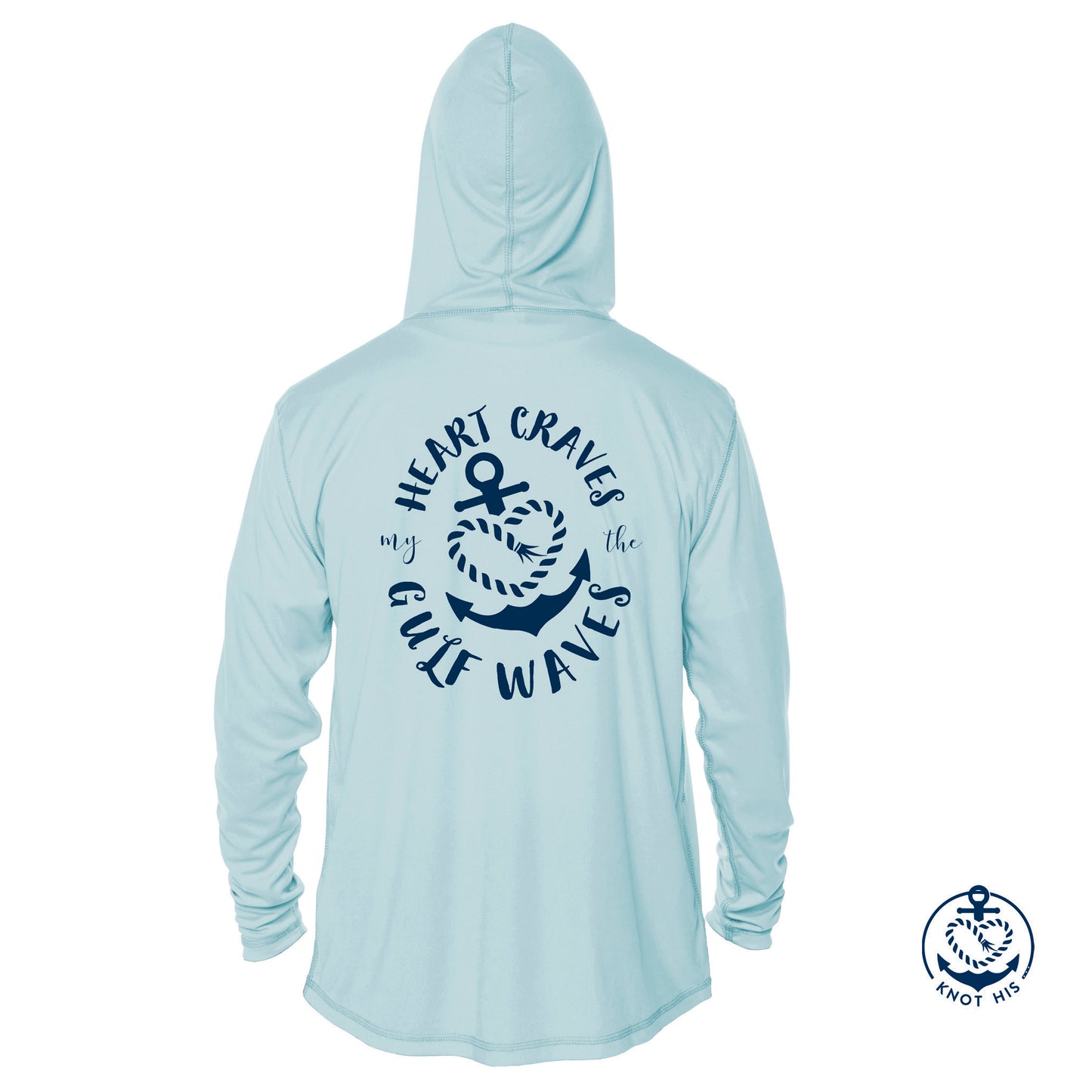 Youth - Long Sleeve UV 50+ with hood - Gulf Waves