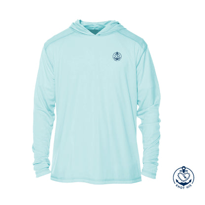 Youth - Long Sleeve UV 50+ with hood - Gulf Waves